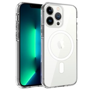 Capa Silicone Magnética iPhone 13 Pro Transparente