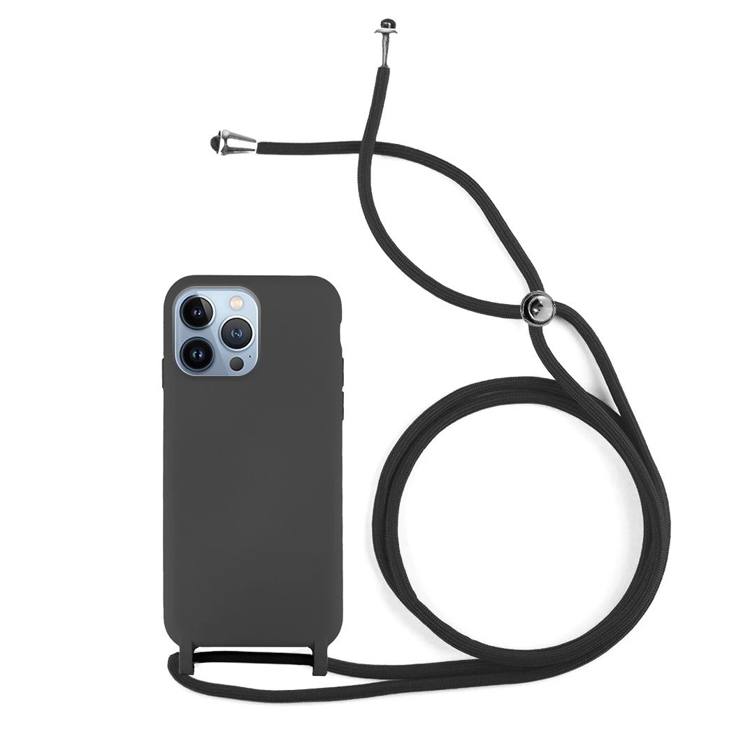 Capa iPhone 16 Pro Silicone Cordão