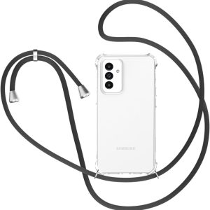 Capa Silicone Transparente Samsung Galaxy A54 5G Cordão Preto