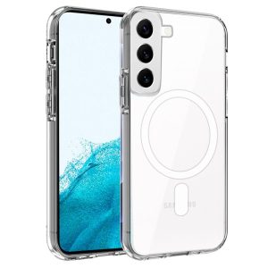 Capa Silicone Magnética Transparente Samsung S22