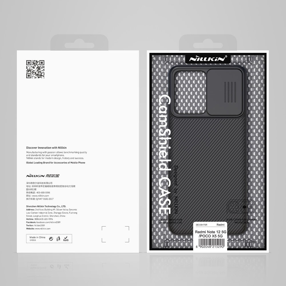 Capa Nillkin CamShield Xiaomi Redmi Note 12 5G Preta - Image 6