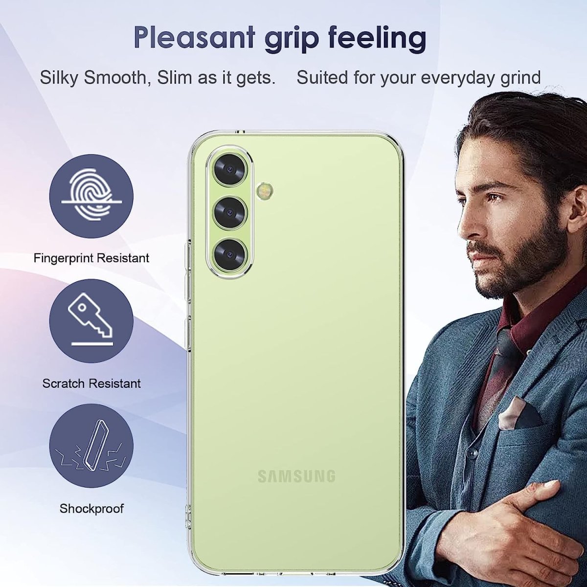 Capa Silicone Transparente Samsung Galaxy A54 5G - Image 4