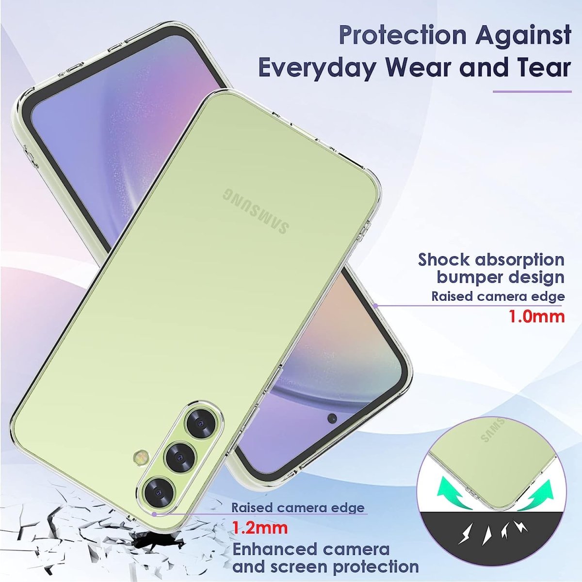Capa Silicone Transparente Samsung Galaxy A54 5G - Image 5
