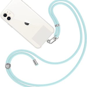 Cordão para Capa de Telemóvel Verde Água