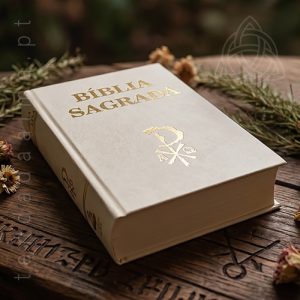 Bíblia Sagrada – Capa Rija Branco Pérola