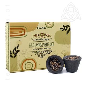 Copos Místicos de Defumação de Palo Santo e Sálvia Branca