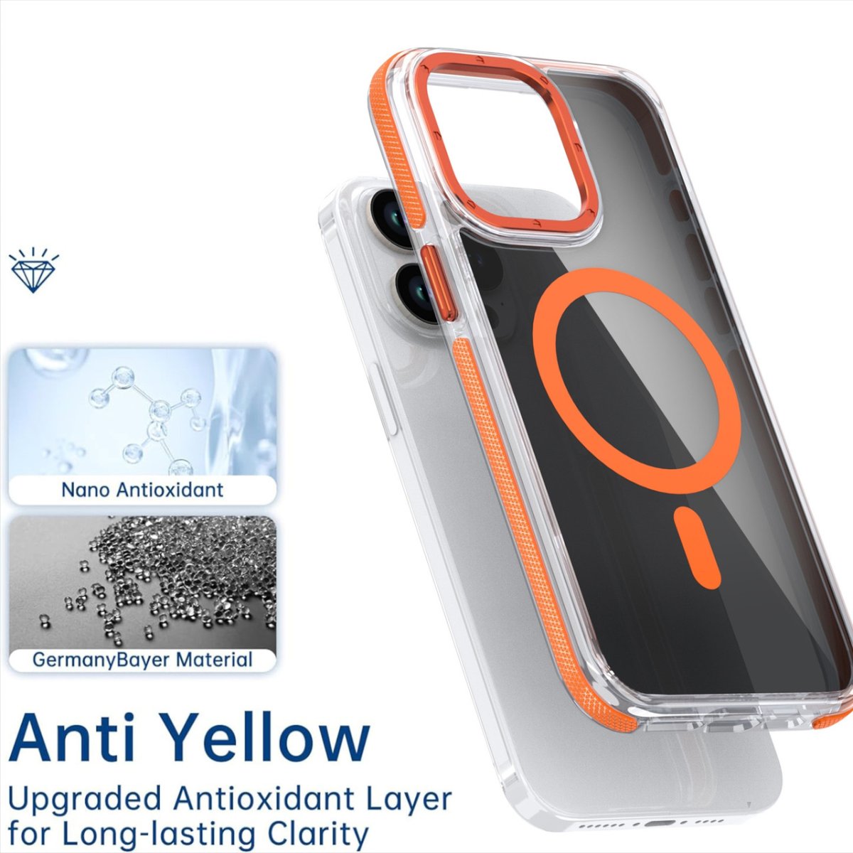 Capa iPhone 16 Pro Max Magsafe Fosco - Image 3