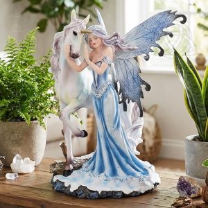 Comfort – Fada do Gelo e Unicórnio Branco – 21.5 CM