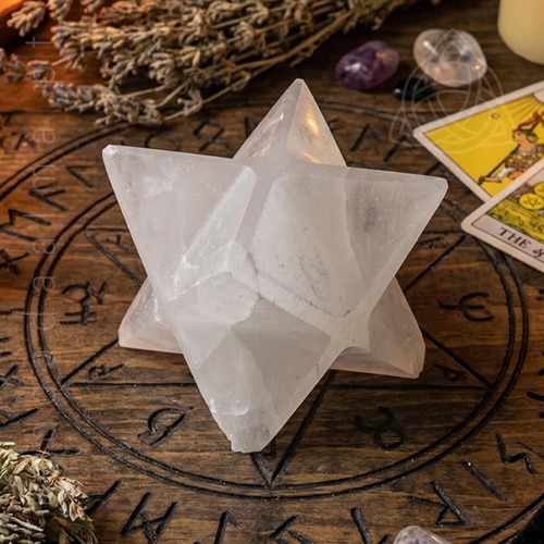 Merkaba de Selenite | 5 cm - Image 2