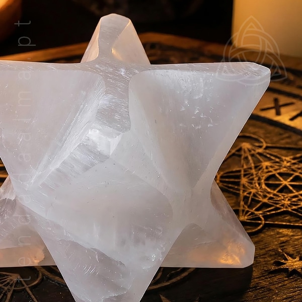 Merkaba de Selenite | 5 cm - Image 3