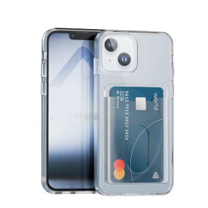 Capa iPhone 15 Plus Transparente Cartão