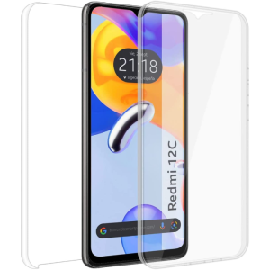 Capa Dupla 360 Xiaomi Redmi 12C/ 11A Transparente