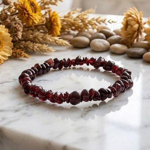 Pulseira de Granada – Rolada 3/4 mm