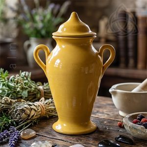 Quartinha Amarela – (Grande 19 cm, COM ASAS)