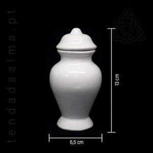 Quartinha Brasileira Branca – 13 CM SEM ASAS