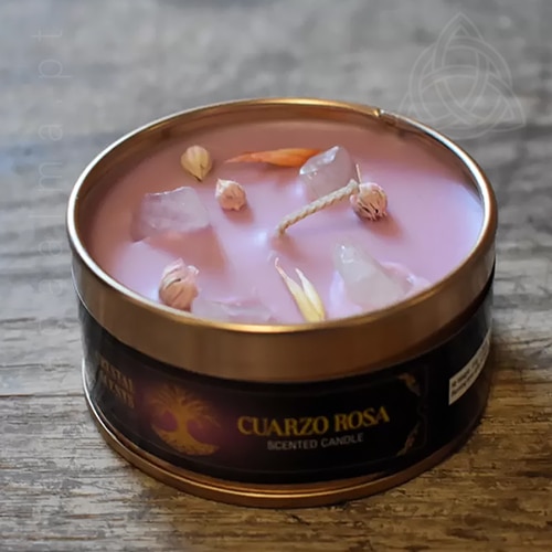 Vela de Quartzo Rosa – Minerais Aroma