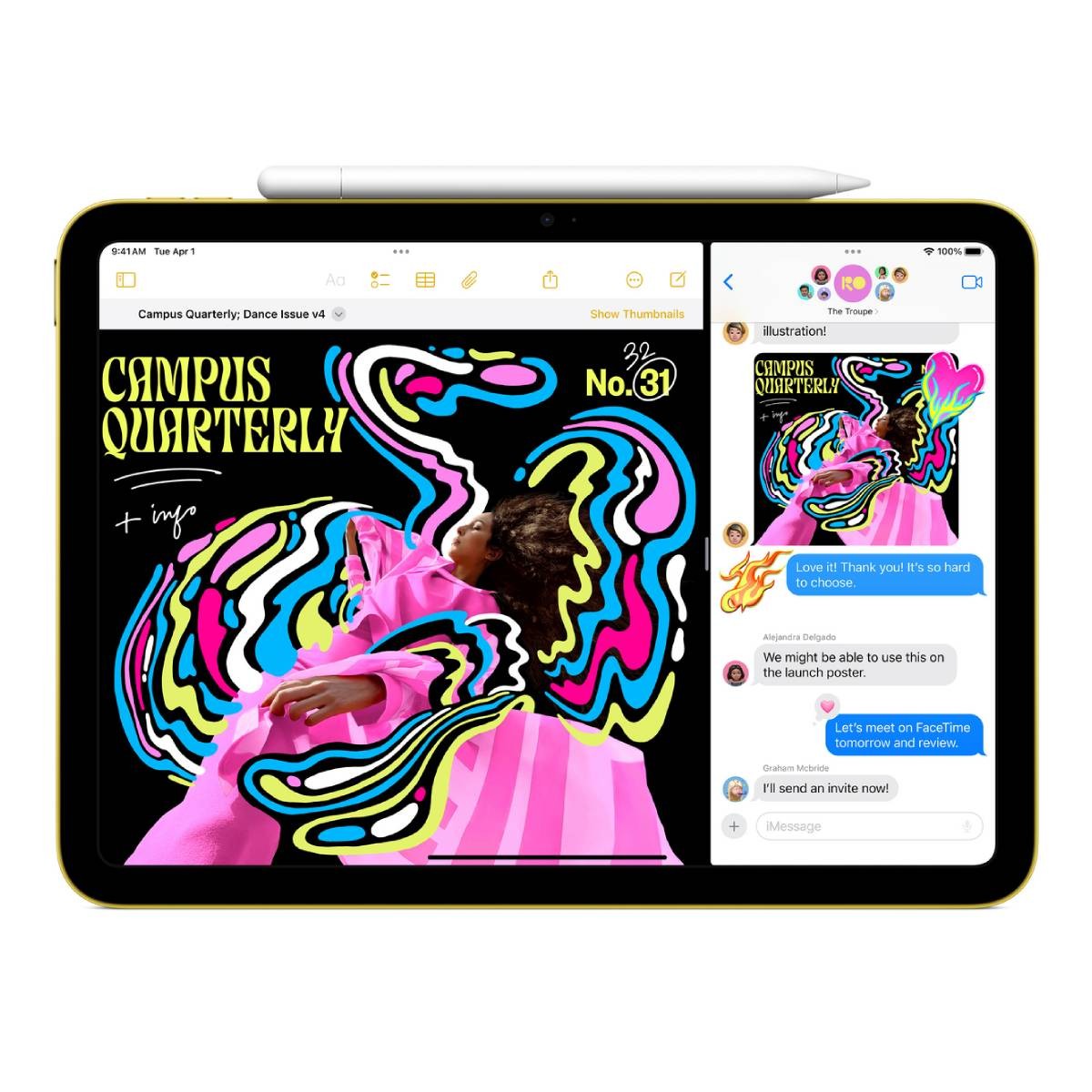 Apple iPad 10.9″ 11ª Geração 2025 128GB Wi-Fi Prateado - Image 4