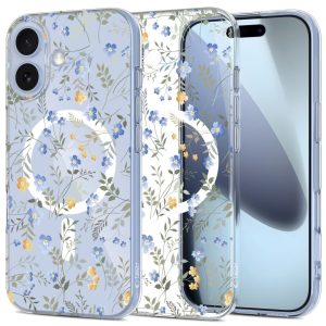 Capa iPhone 17 MagSafe FlexAir Margaridas