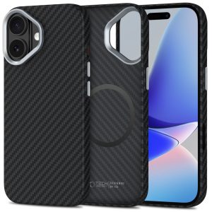 Capa iPhone 17 MagSafe Ion Carbon Preto