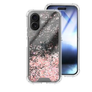Capa iPhone 16 Plus Gel Glitter