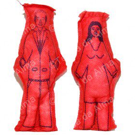 Boneco Vodu (voodoo) – vermelho