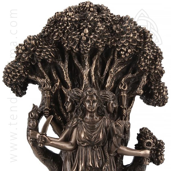Hécate, A Deusa Tripla – Bronze 18.5 cm - Image 3