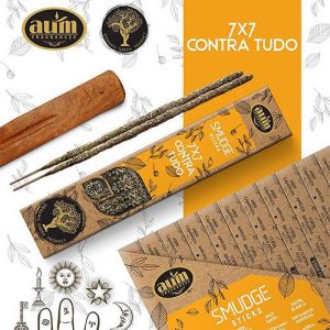 Incenso Orgânico AUM 7X7 Contra Tudo (CAIXA)