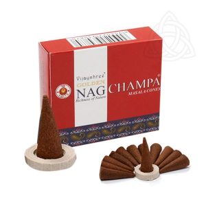 Golden Nag Champa (Vermelho) – cones