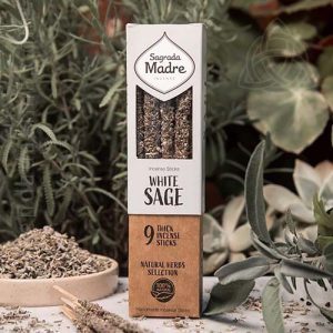 Incenso de Sálvia Branca – Sagrada Madre (Vareta grossa)