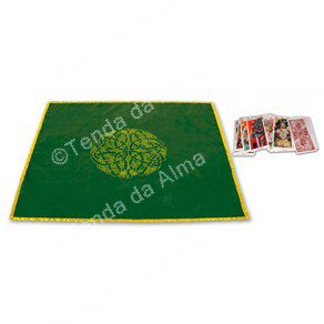 Pano de Lançamento de Tarot – Labirinto Celta