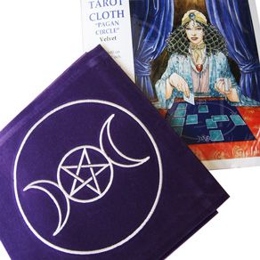 Pano de Lançamento de Tarot – Círculo Pagão