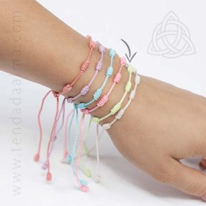Pulseira dos 7 Nós – Verde Abacate